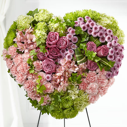 Heartwarming Standing Heart –  Flowers That Cliq, La Verne CA