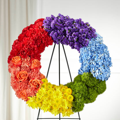 Circle of Love Wreath –  Flowers That Cliq, La Verne CA