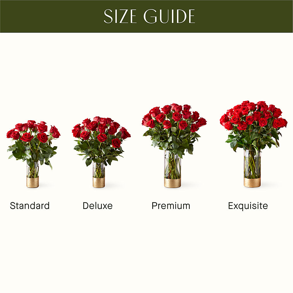 Classic Love Red Rose Bouquet –  Flowers That Cliq, La Verne CA