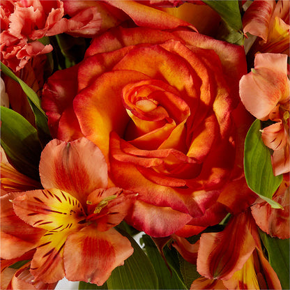 Apricot Glow Bouquet –  Flowers That Cliq, La Verne CA