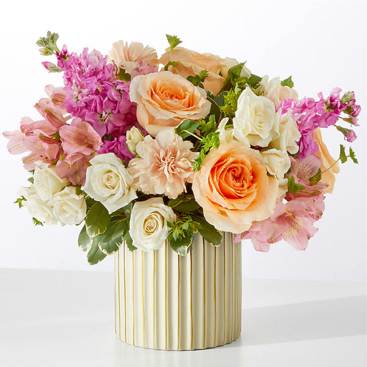 Paradise Bouquet with Ivory Vase –  Flowers That Cliq, La Verne CA