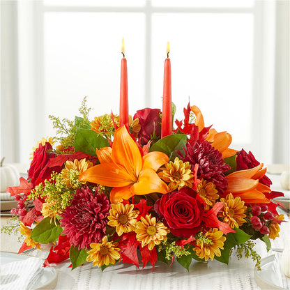 Autumn's Embrace Centerpiece –  Flowers That Cliq, La Verne CA
