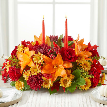 Autumn's Embrace Centerpiece –  Flowers That Cliq, La Verne CA